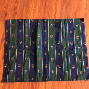 Ralph Lauren Green and Blue Pillow Cover